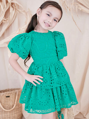 Pascalle Dress | Tropical Green