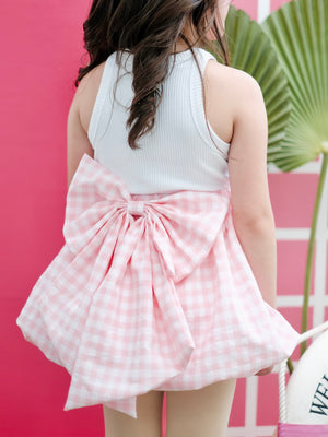 Stacie Seersucker Bubble Skirt