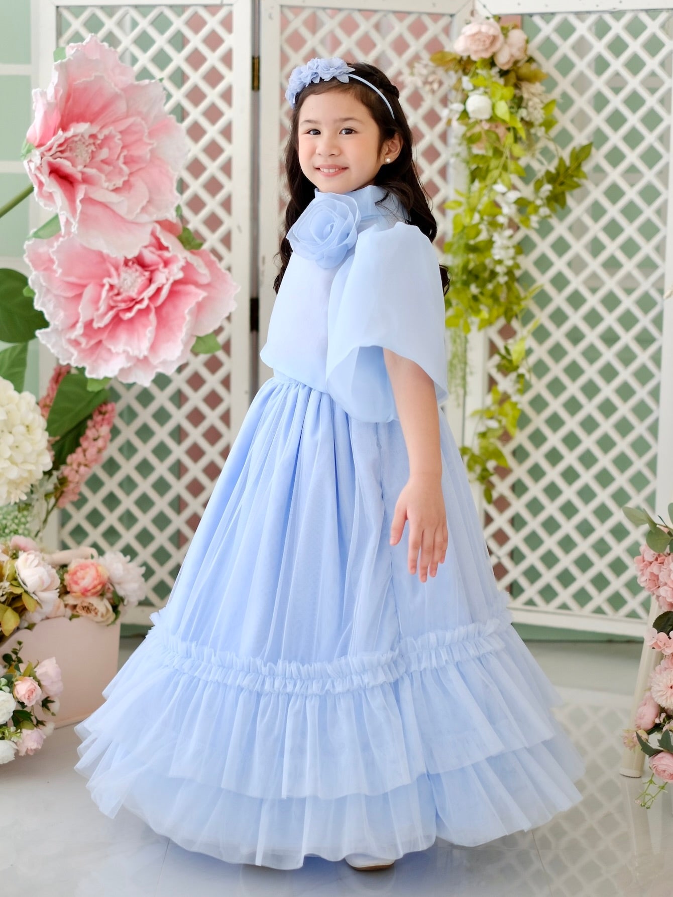 Mira Skirt in Baby Blue | Maxi | Pre-order