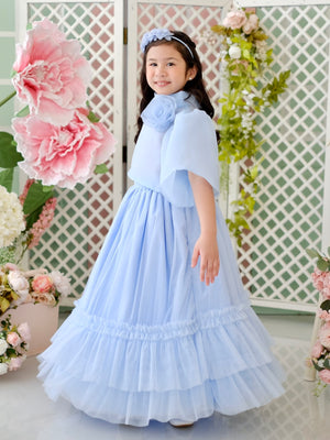 Mira Skirt in Baby Blue | Maxi | Pre-order