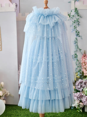 Lilianne Long Midi Dress | Snow Princess