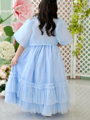 Mira Skirt in Baby Blue | Maxi | Pre-order