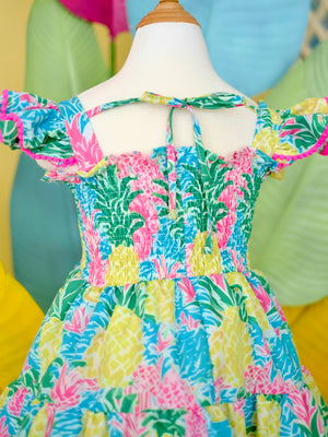 Amina Mini Dress | Pineapple