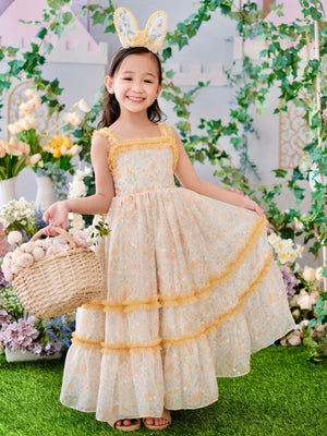 Ingrid Dress Floral Organdy | Pre-order