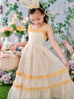 Ingrid Dress Floral Organdy | Pre-order