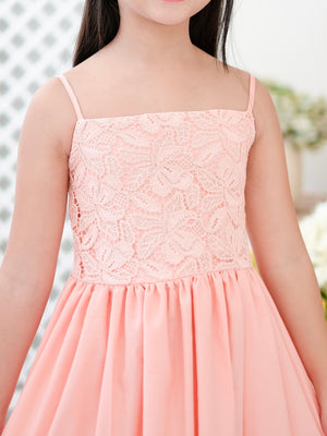 Amelia Dress in Peach
