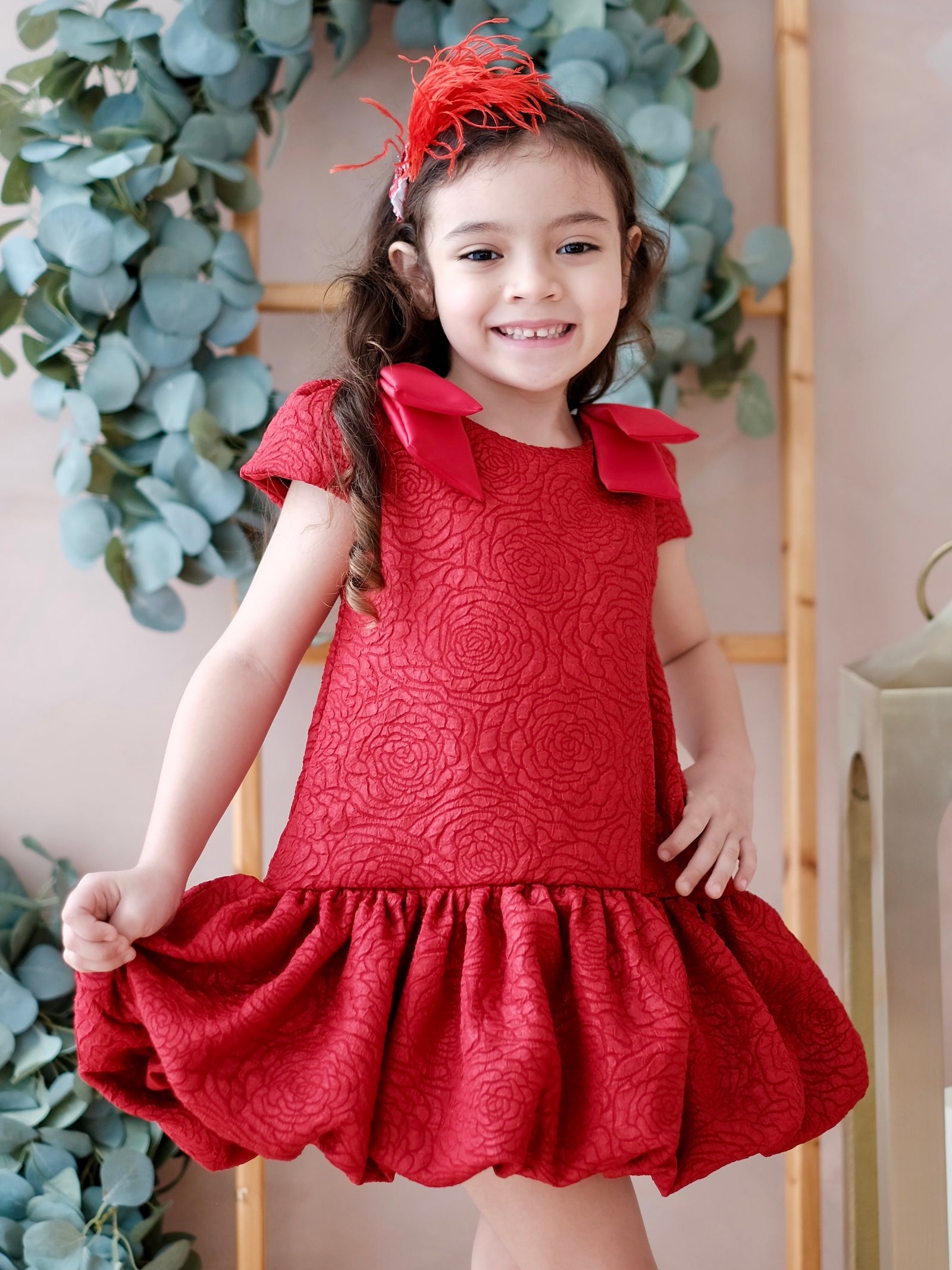 Fleurine Dress | Red