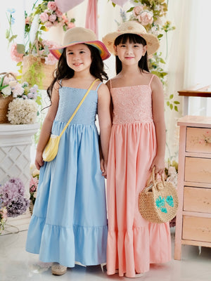 Amelia Dress in Peach