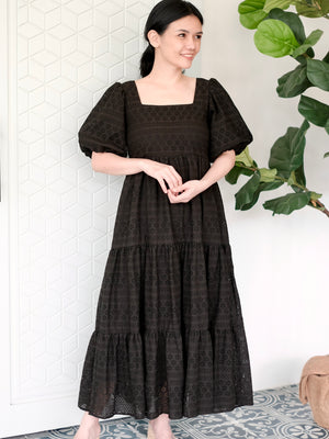 Merida Dress | Black | Women