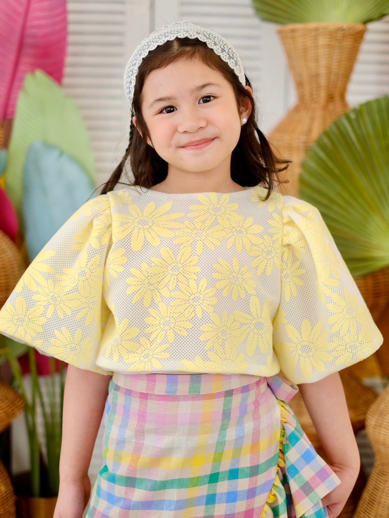Carmelita Filipiniana Daisy Top