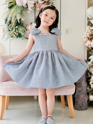 Madeline Dress | Dusty Blue