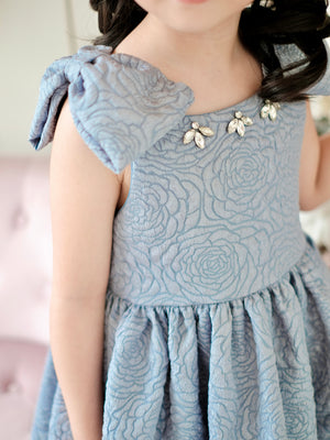Madeline Dress | Dusty Blue