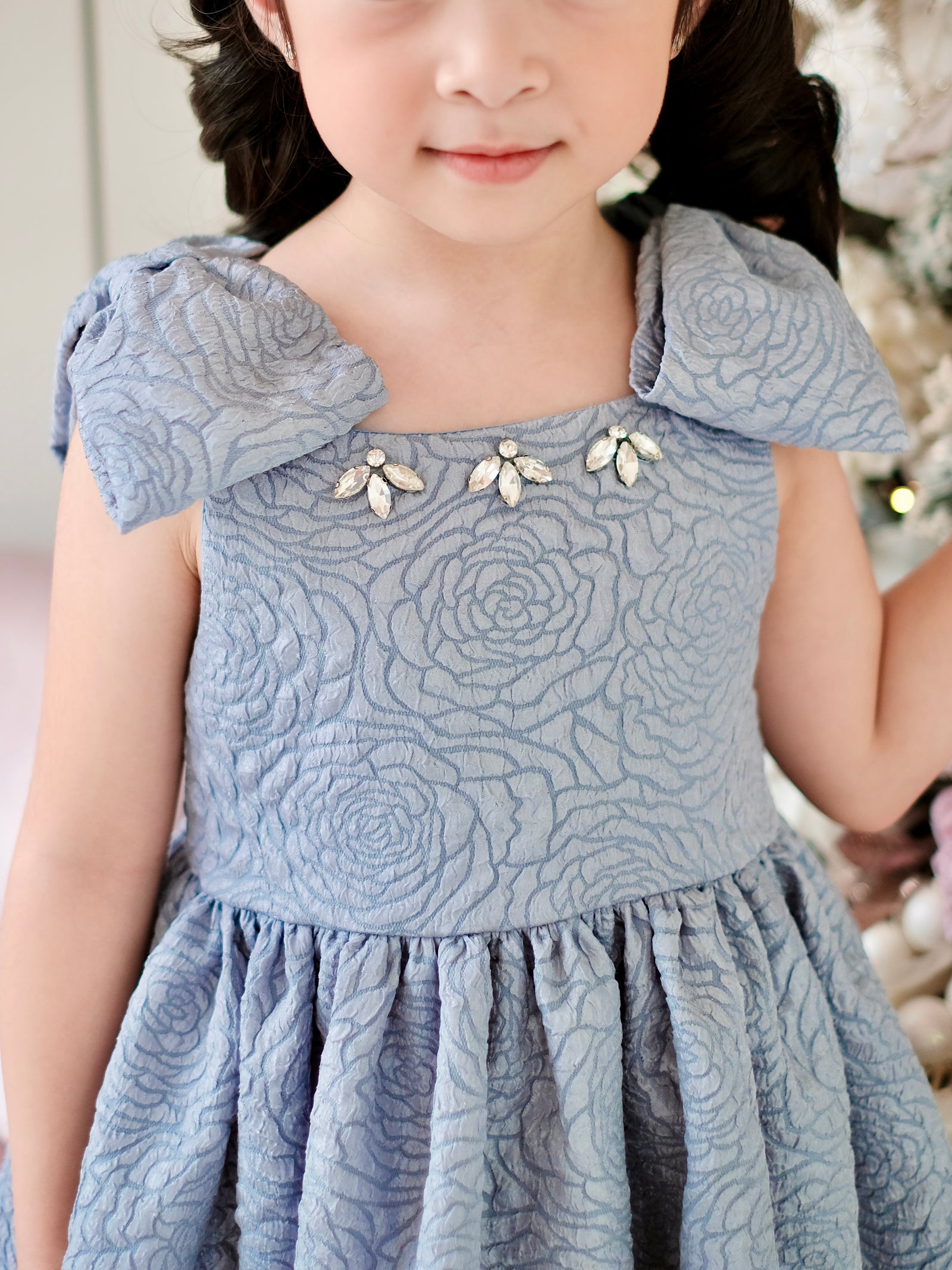 Madeline Dress | Dusty Blue