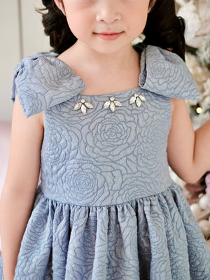 Madeline Dress | Dusty Blue