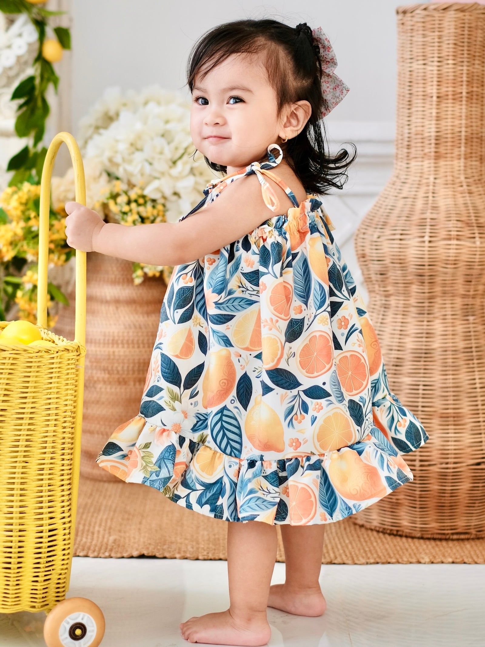 Emille Lemon Dress | Tiny Threads