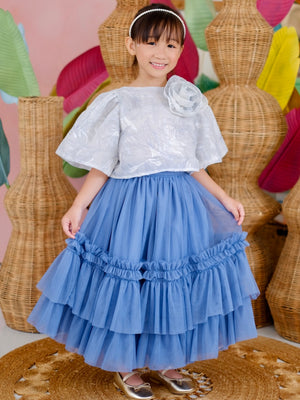 Mira Tutu Skirt | Dusty Blue