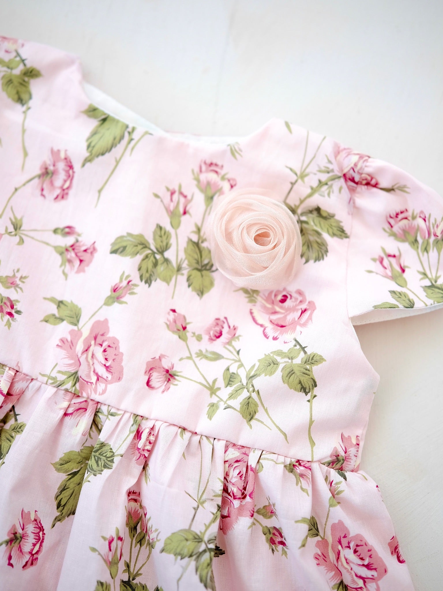 Chelsea Dress in Tea Rose | Tiny Threads