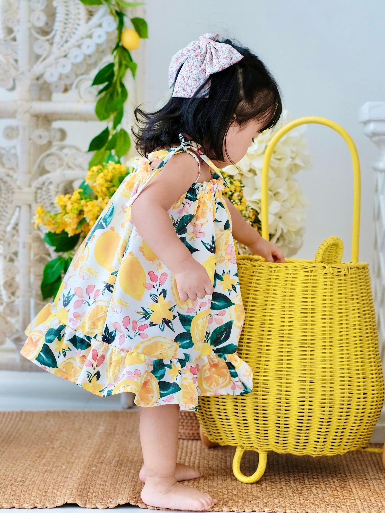Emille Lemon Dress | Tiny Threads