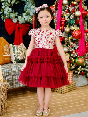 Iveline Mini Dress in Marsala