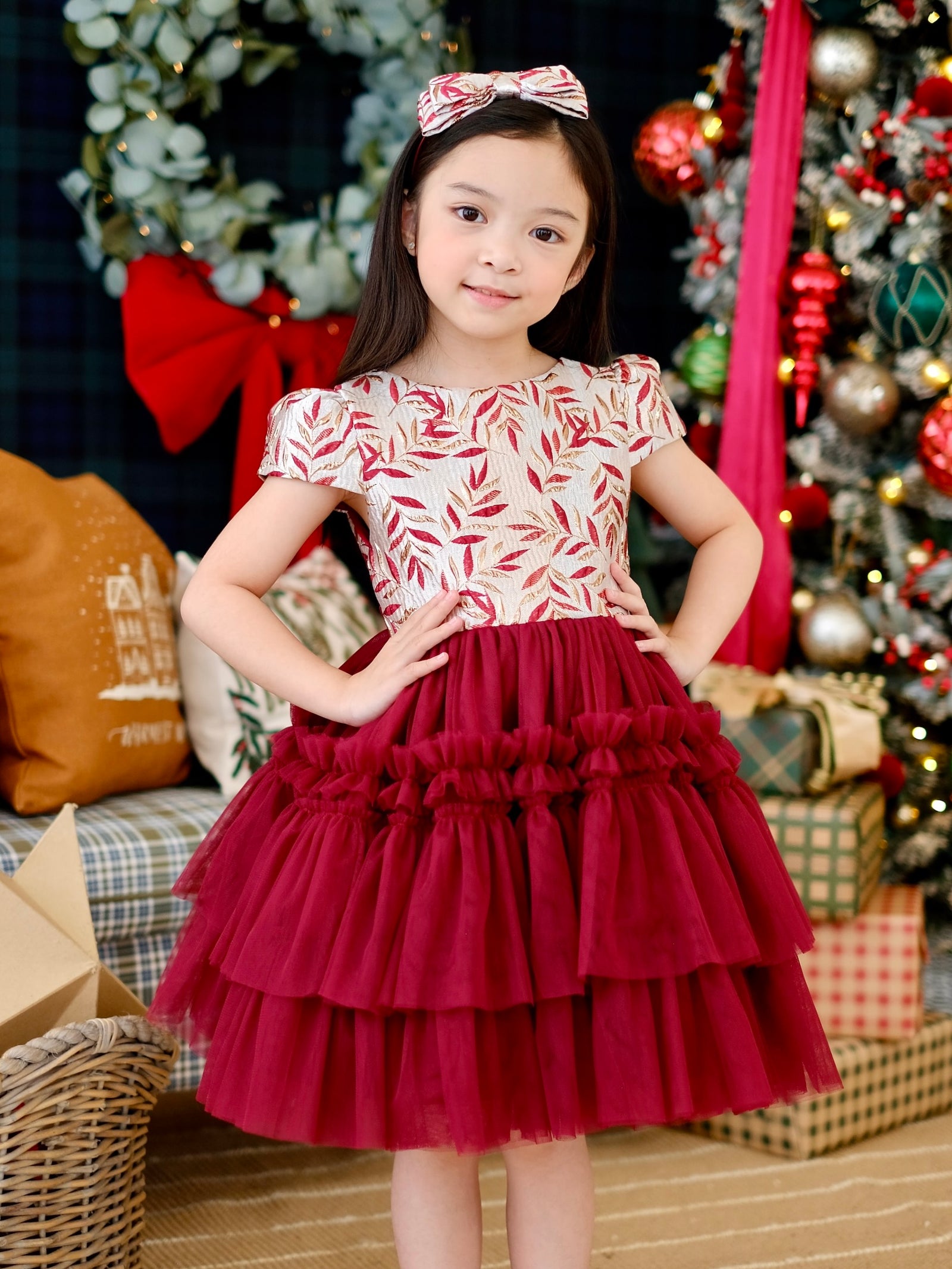 Iveline Mini Dress in Marsala
