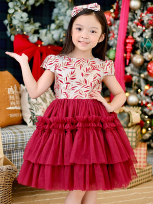 Iveline Mini Dress in Marsala