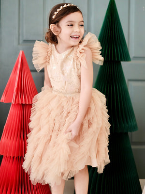 Charlotte Tutu Set in Golden Champagne
