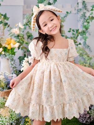 Bunny Headband ( Maisie Broderie ) | Pre-order