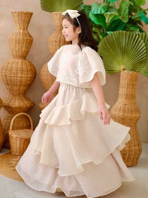 Lana Luxe Skirt in Beige