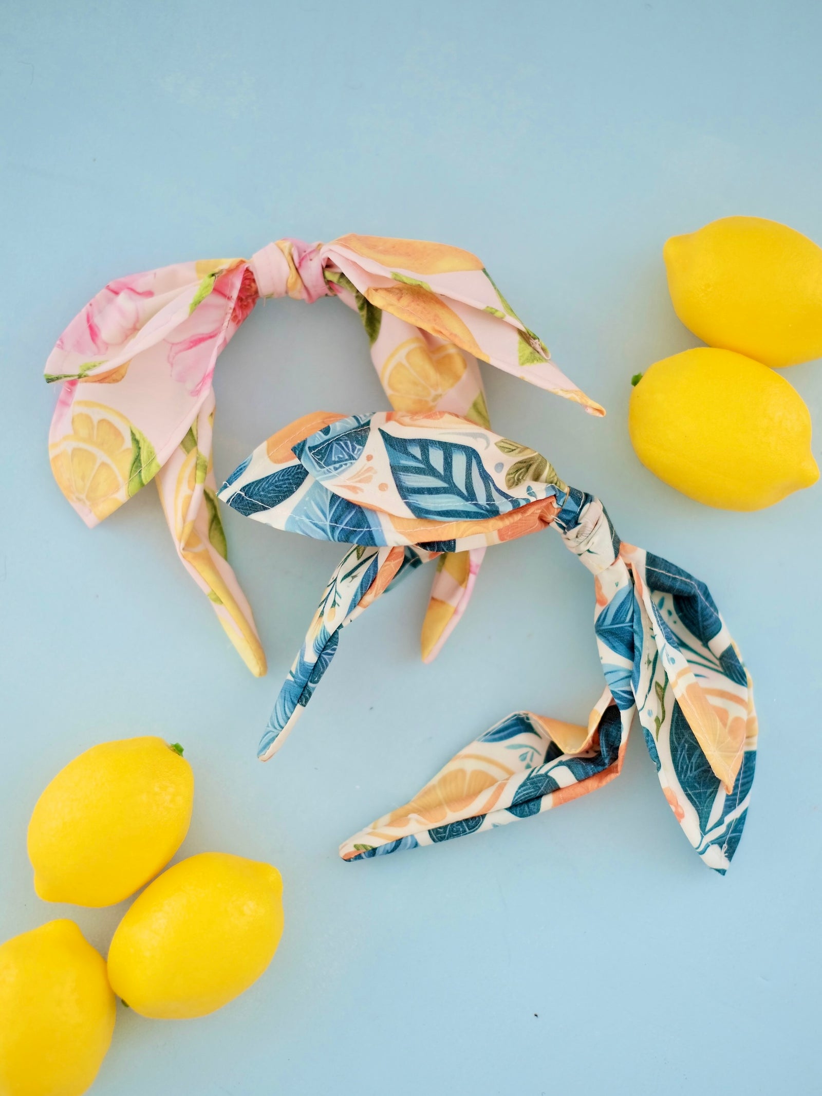 Lemon Bow Headband