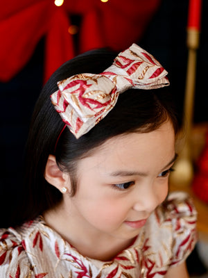 Jacquard Bow Headband | Pre-order