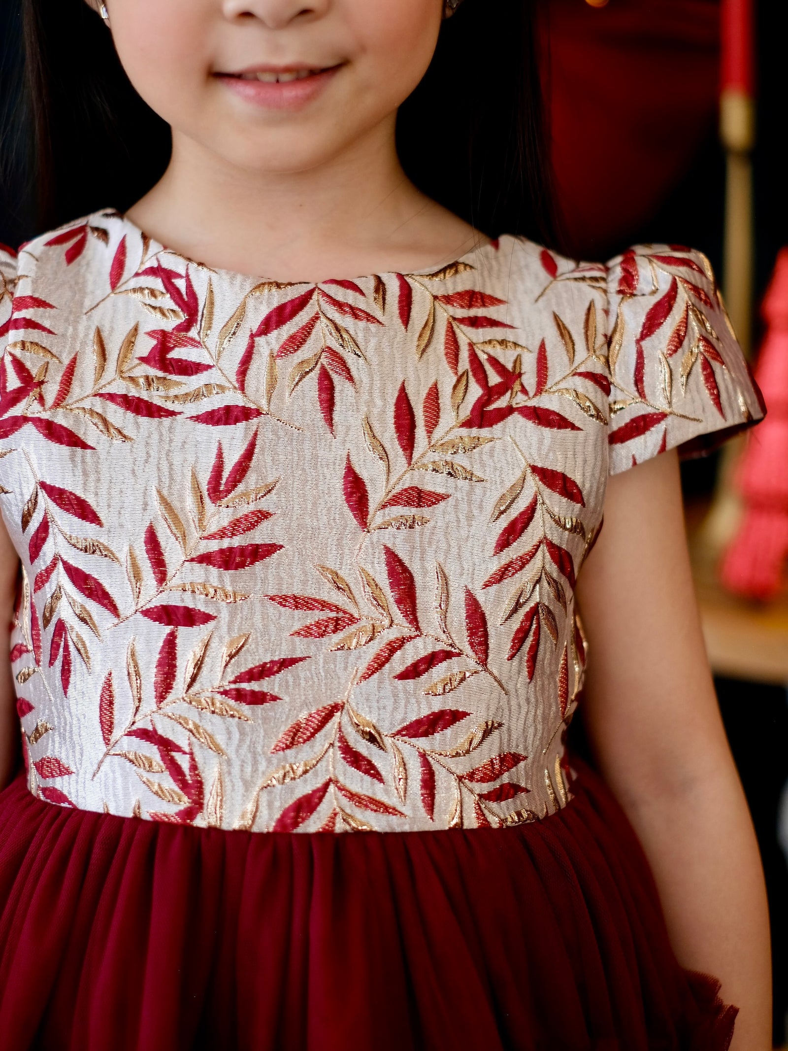 Iveline Mini Dress in Marsala