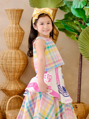 Arcata Top | Rainbow Gingham | Pre-order