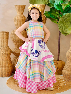Arcata Top | Rainbow Gingham | Pre-order
