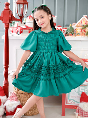 Sabrina Mini Dress | Pine Green
