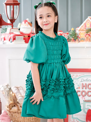 Sabrina Mini Dress | Pine Green