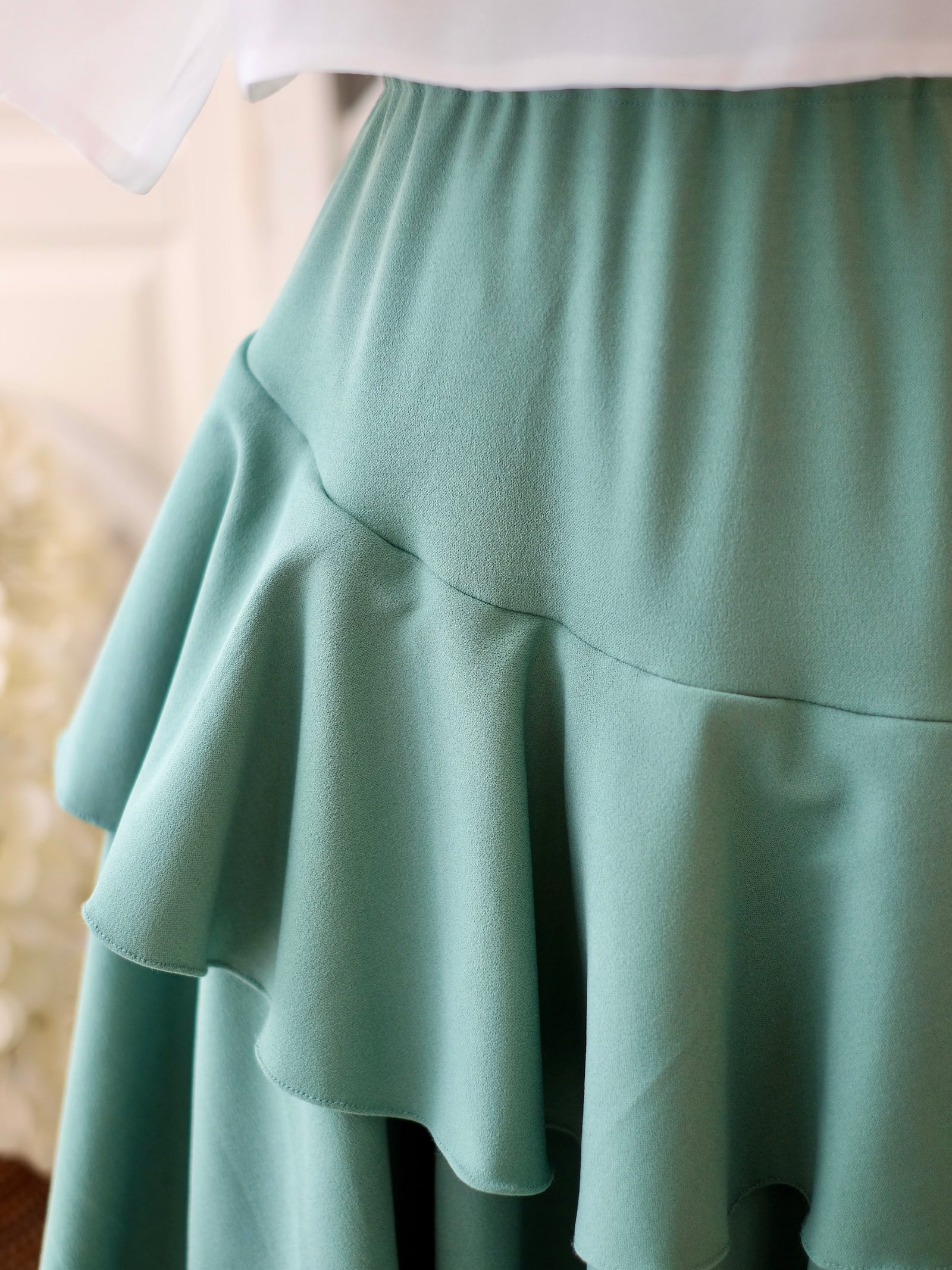 Lana Maxi Skirt in Jade