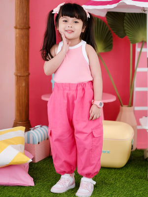 Gwen Cargo Pants | Pink