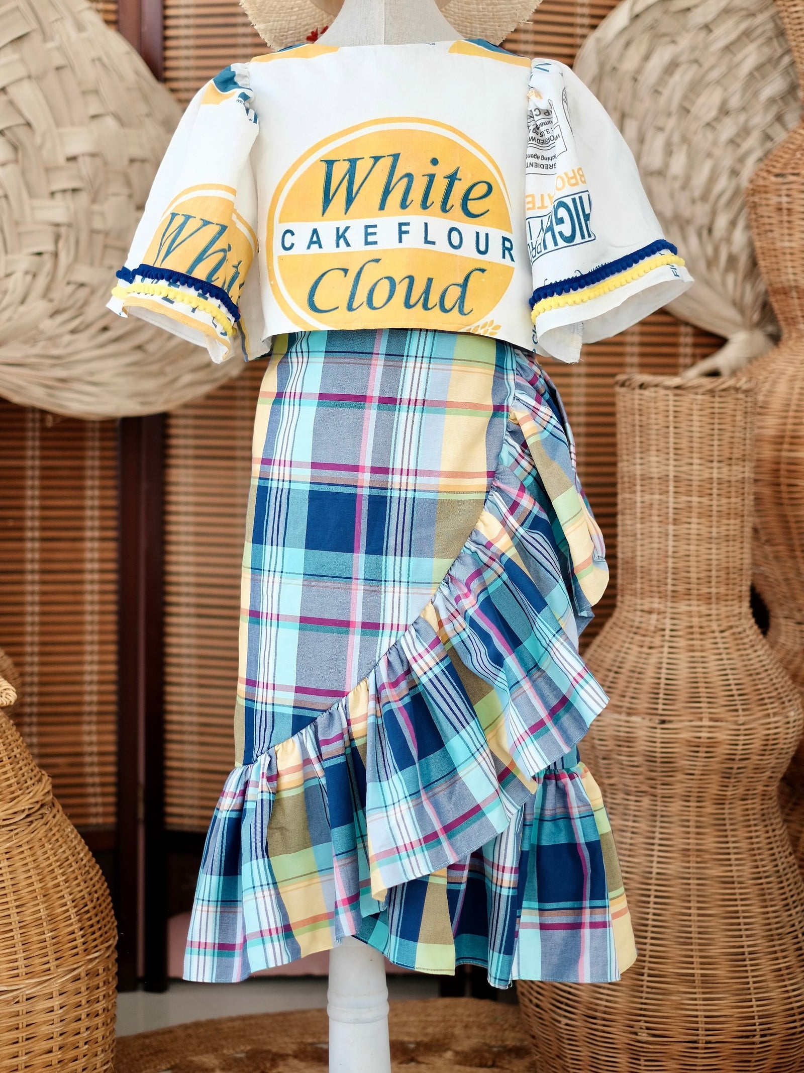 Amparo Wrap Skirt | Plaid