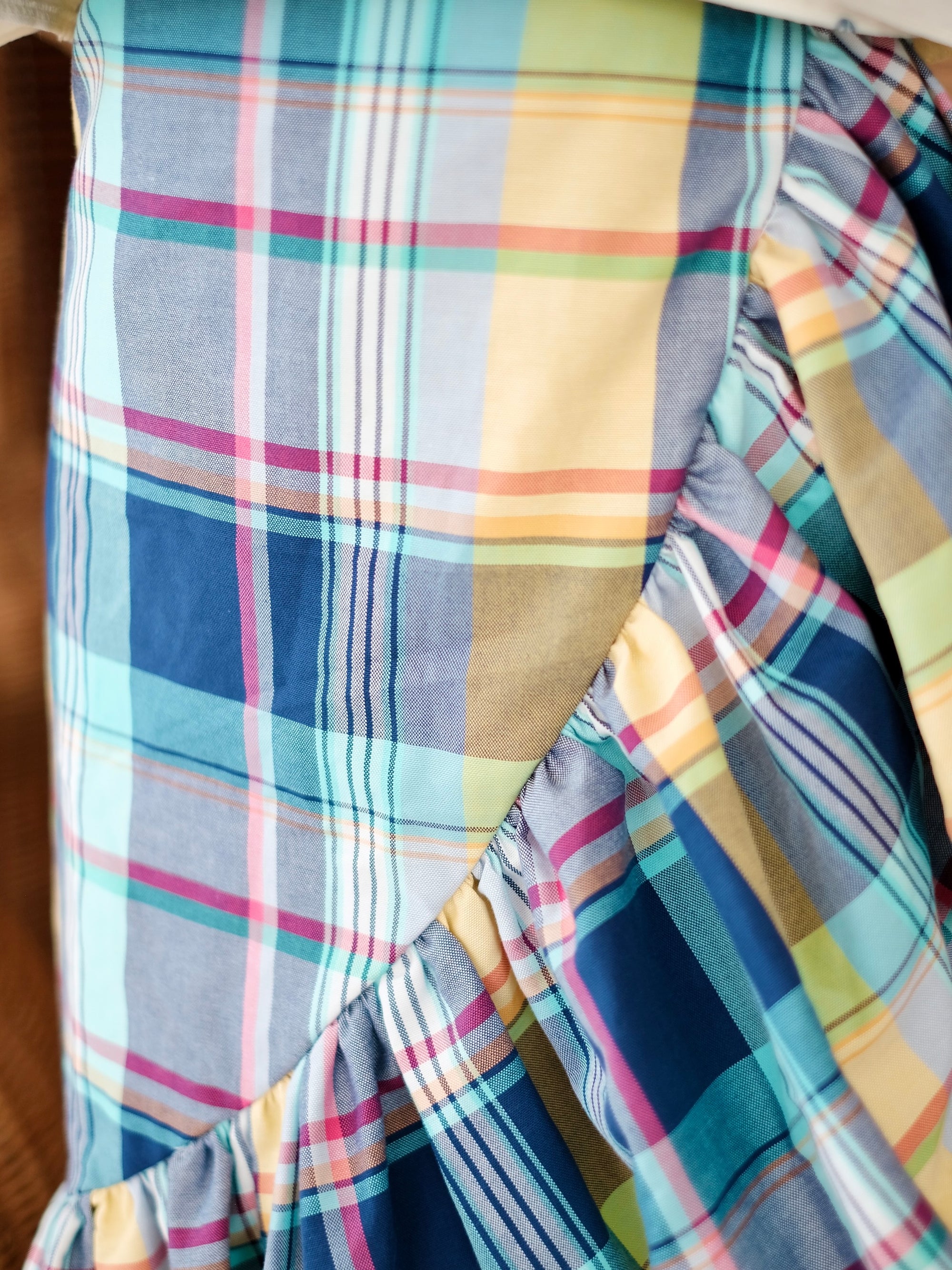 Amparo Wrap Skirt | Plaid