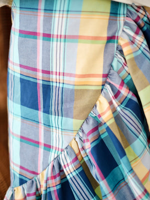 Amparo Wrap Skirt | Plaid