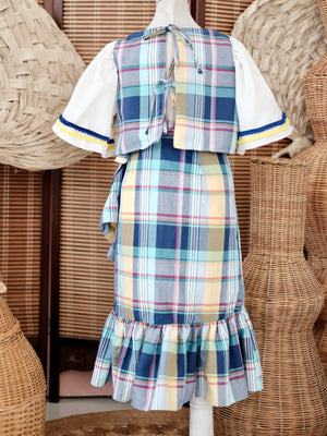 Amparo Wrap Skirt | Plaid