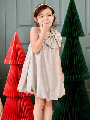 Palma Bubble Dress in Pewter