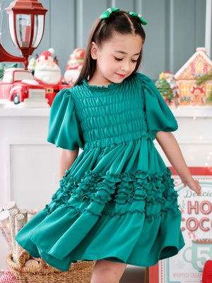 Sabrina Mini Dress | Pine Green