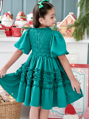 Sabrina Mini Dress | Pine Green