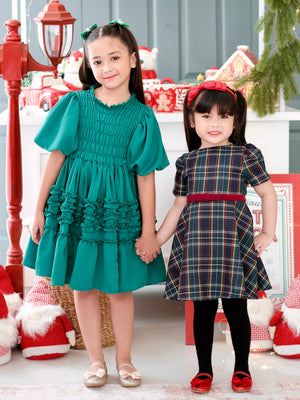 Sabrina Mini Dress | Pine Green