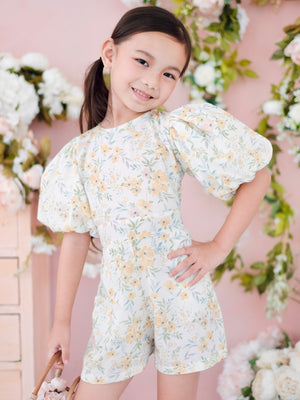 Pascalle Playsuit | Yellow Floral