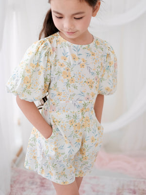 Pascalle Playsuit | Yellow Floral