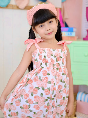 Jacoba Jumpsuit | Peach Floral