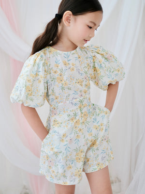 Pascalle Playsuit | Yellow Floral