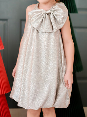 Palma Bubble Dress in Pewter